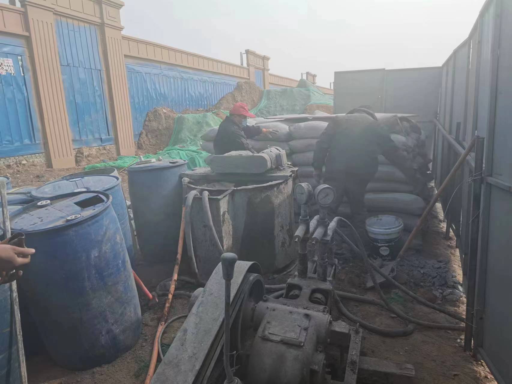 梁溪地基沉降注浆加固